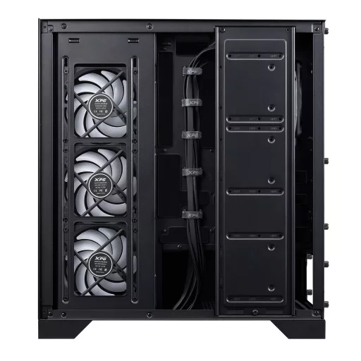 XPG Invader X BTF Midi Tower Fekete