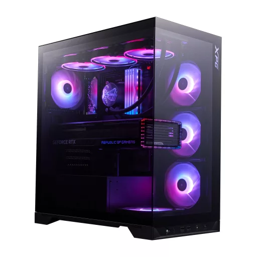 XPG Invader X BTF Midi Tower Fekete