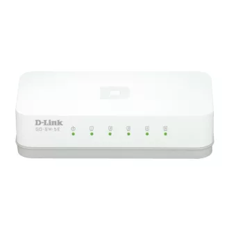   D-Link GO-SW-5E/E hálózati kapcsoló Beállítást nem igénylő (unmanaged) Fast Ethernet (10/100) Fehér