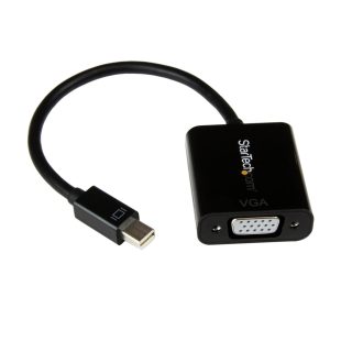   StarTech.com MDP2VGA2 video átalakító kábel 0,18 M Mini DisplayPort VGA (D-Sub) Fekete