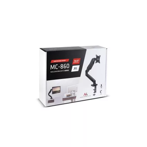 Maclean MC-860 asztali TV konzol 68,6 cm (27") Fekete
