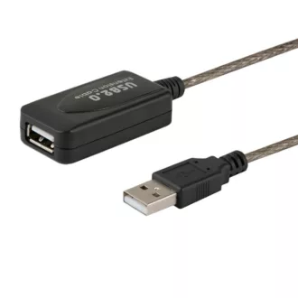   Savio CL-130 USB active port extension 10m 2.0-A male female - Digital/Daten USB 2.0