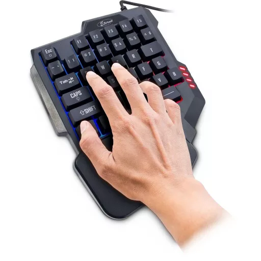 Inter-Tech KB-3035 billentyűzet Játék USB QWERTY Fekete