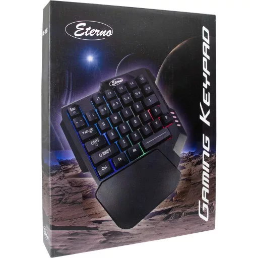Inter-Tech KB-3035 billentyűzet Játék USB QWERTY Fekete