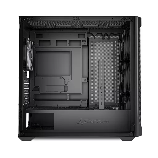 Sharkoon MK4W RGB Strip Micro Tower Fekete