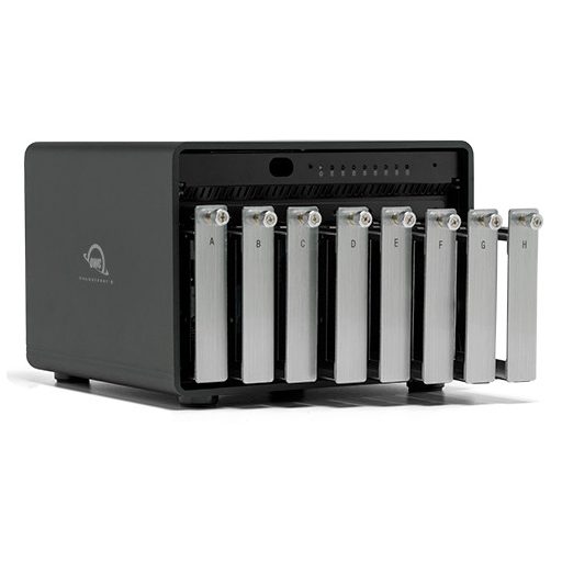 OWC ThunderBay 8 lemeztömb 0 TB Tower Fekete