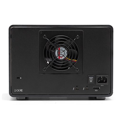 OWC ThunderBay 8 lemeztömb 0 TB Tower Fekete