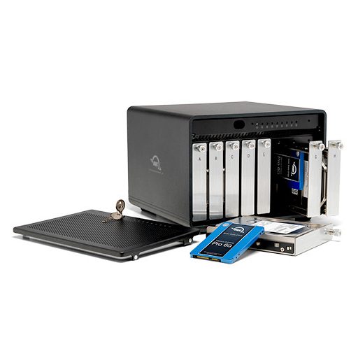 OWC ThunderBay 8 lemeztömb 0 TB Tower Fekete