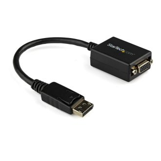   StarTech.com DP2VGA2 video átalakító kábel 0,225 M DisplayPort VGA (D-Sub) Fekete