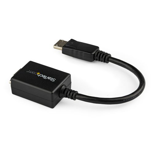 StarTech.com DP2VGA2 video átalakító kábel 0,225 M DisplayPort VGA (D-Sub) Fekete