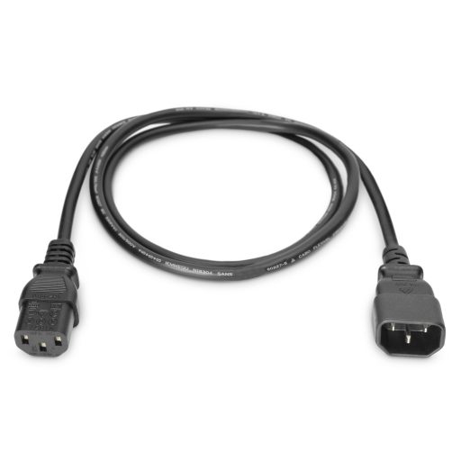 Digitus AK-440201-012-S tápkábel Fekete 1,2 M IEC C14 IEC C13
