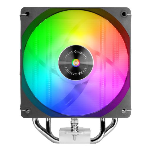 Mars Gaming MCPU-X4ARGB Processzor Hűtő 12 cm Fekete 1 db