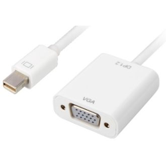   Sharkoon 0.15m, Mini DisplayPort/VGA 0,15 M VGA (D-Sub) Fehér