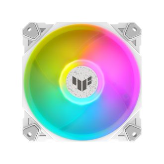   ASUS TUF GAMING TF120 ARGB WHITE EDITION Számítógép ház Hűtő 12 cm Fehér 1 db