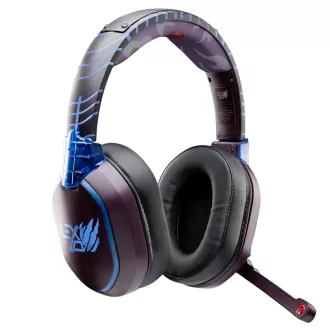   Lexip TSXLXHS0003 fejhallgató és headset Vezetékes és vezeték nélküli Fejpánt Játék Bluetooth Fekete, Kék