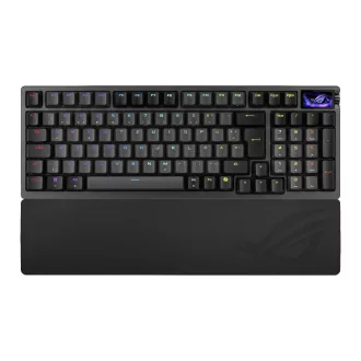   ASUS ROG Azoth 96 HE billentyűzet Játék USB + RF Wireless + Bluetooth QWERTZ Fekete