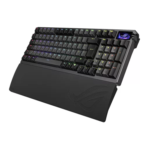 ASUS ROG Azoth 96 HE billentyűzet Játék USB + RF Wireless + Bluetooth QWERTZ Fekete