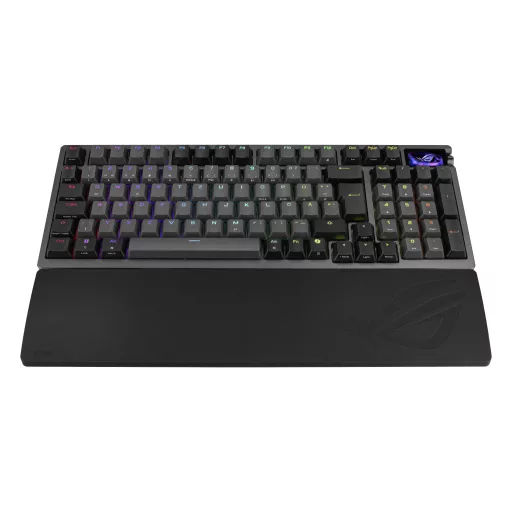 ASUS ROG Azoth 96 HE billentyűzet Játék USB + RF Wireless + Bluetooth QWERTZ Fekete