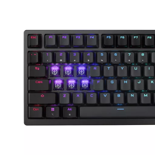 ASUS ROG Azoth 96 HE billentyűzet Játék USB + RF Wireless + Bluetooth QWERTZ Fekete