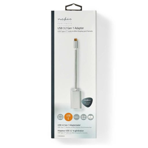 Nedis CCTB64580AL02 video átalakító kábel 0,2 M USB C-típus Mini DisplayPort Ezüst