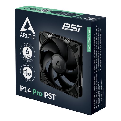 ARCTIC P14 Pro PST 14 cm Fekete 1 db