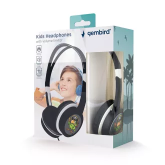   Gembird MHP-JR-BK fejhallgató és headset Vezetékes Fejpánt Zene Fekete