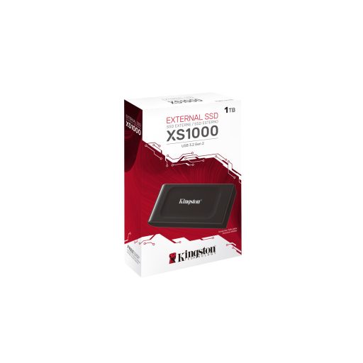 Kingston Technology XS1000 1 TB USB C-típus 3.2 Gen 2 (3.1 Gen 2) Fekete