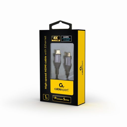 Gembird CCBP-HDMI-1M HDMI kábel HDMI A-típus (Standard) Szürke