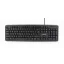 Gembird KB-U-103-RU billentyűzet Irodai USB QWERTY Angol, Orosz Fekete