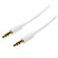 StarTech.com MU2MMMSWH audio kábel 2 M 3.5mm Fehér