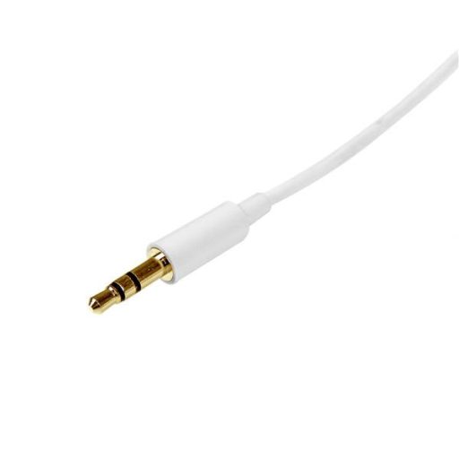 StarTech.com MU2MMMSWH audio kábel 2 M 3.5mm Fehér