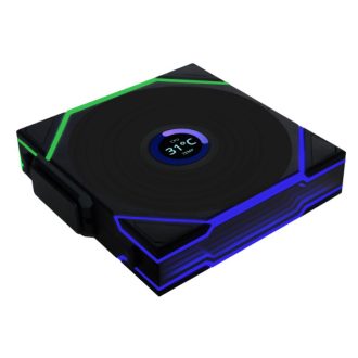   Lian Li Uni Fan TL Számítógép ház, Processzor Ventilátor 14 cm Fekete 1 db