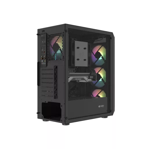 FURY Shobo SH4F RGB Midi Tower Fekete