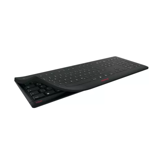 Contour Design JK-8552GB-2 billentyűzet Univerzális Vezeték nélküli RF QWERTY Brit angol Fekete