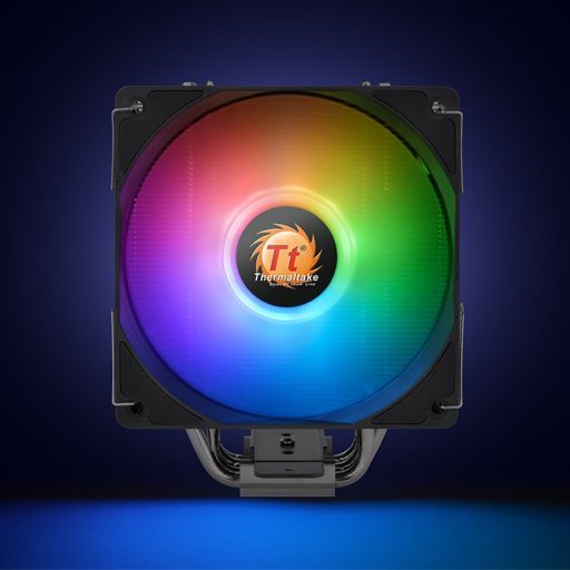 Thermaltake UX 210 ARGB Processzor Hűtő 12 cm Fekete, Fehér