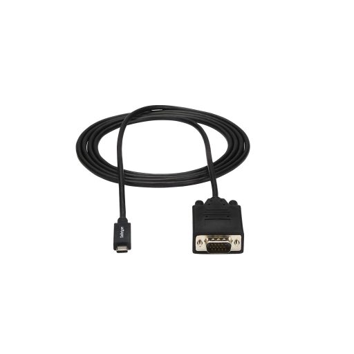 StarTech.com CDP2VGAMM2MB video átalakító kábel 2 M USB C-típus VGA (D-Sub) Fekete