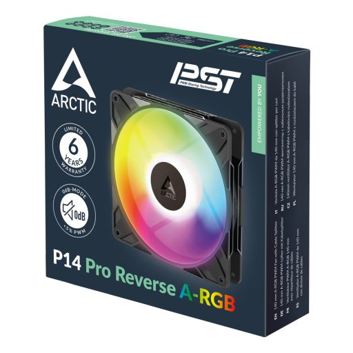 ARCTIC Freezer P14 Pro Reverse A-RGB - 3 Pack 14 cm Fekete 3 db