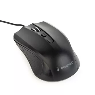   Gembird MUS-4B-01L egér Irodai Kétkezes USB A típus Optikai 1200 DPI