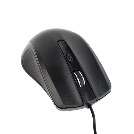 Gembird MUS-4B-01L egér Irodai Kétkezes USB A típus Optikai 1200 DPI