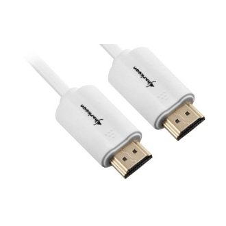   Sharkoon 2m, 2xHDMI HDMI kábel HDMI A-típus (Standard) Fehér