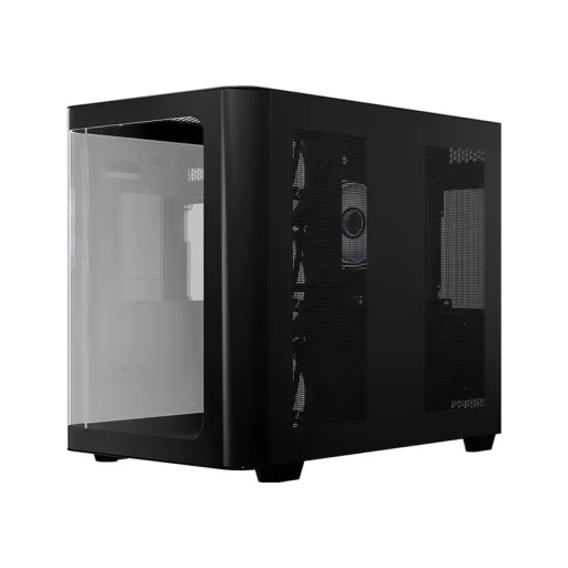 LC-Power LC-8001B-ON Midi Tower Fekete