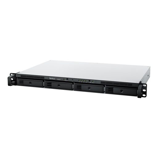 Synology RackStation RS422+ tárolószerver NAS Rack (1U) Ryzen Embedded R1600 2 GB DDR4 DSM Fekete