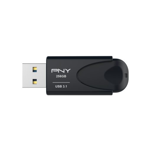 PNY Attache 4 USB flash meghajtó 256 GB USB A típus 3.2 Gen 1 (3.1 Gen 1) Fekete