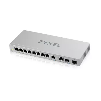   Zyxel XGS1210-12-ZZ0102F hálózati kapcsoló Vezérelt Gigabit Ethernet (10/100/1000) Szürke