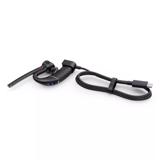 Yealink BH71 Lite Headset Vezetékes és vezeték nélküli Fülre akasztható Iroda/telefonos ügyfélközpont USB C-típus Bluetooth Fekete
