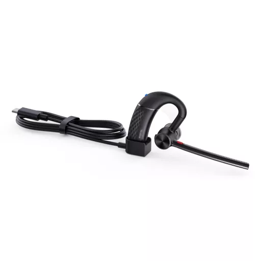 Yealink BH71 Lite Headset Vezetékes és vezeték nélküli Fülre akasztható Iroda/telefonos ügyfélközpont USB C-típus Bluetooth Fekete