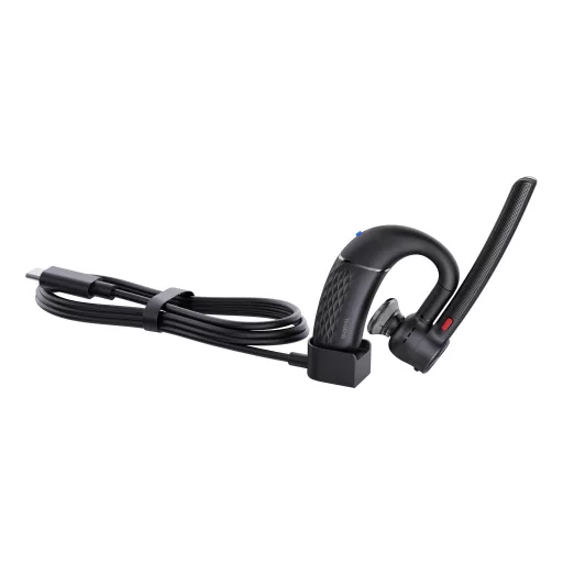 Yealink BH71 Lite Headset Vezetékes és vezeték nélküli Fülre akasztható Iroda/telefonos ügyfélközpont USB C-típus Bluetooth Fekete
