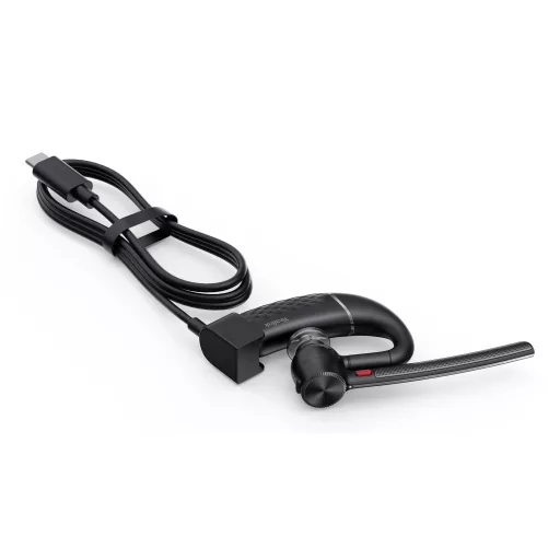 Yealink BH71 Lite Headset Vezetékes és vezeték nélküli Fülre akasztható Iroda/telefonos ügyfélközpont USB C-típus Bluetooth Fekete