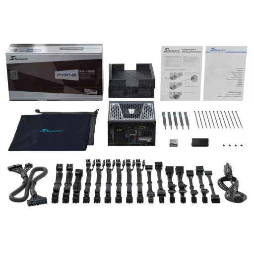 Seasonic Prime -TX-1300 1300 W 20+4 pin ATX ATX Fekete