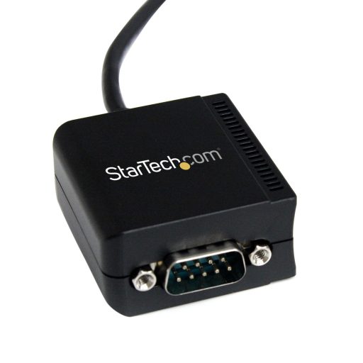 StarTech.com ICUSB2321FIS csatlakozó átlakító DB-9 USB A Fekete